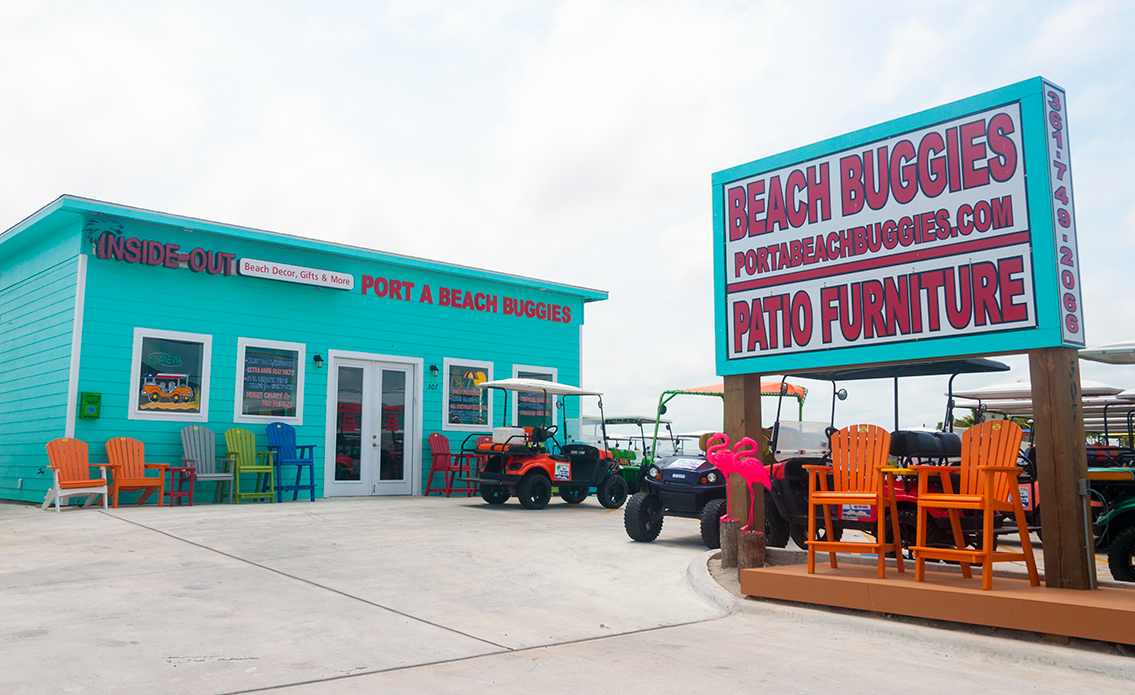 Front of Port A Beach Buggies building